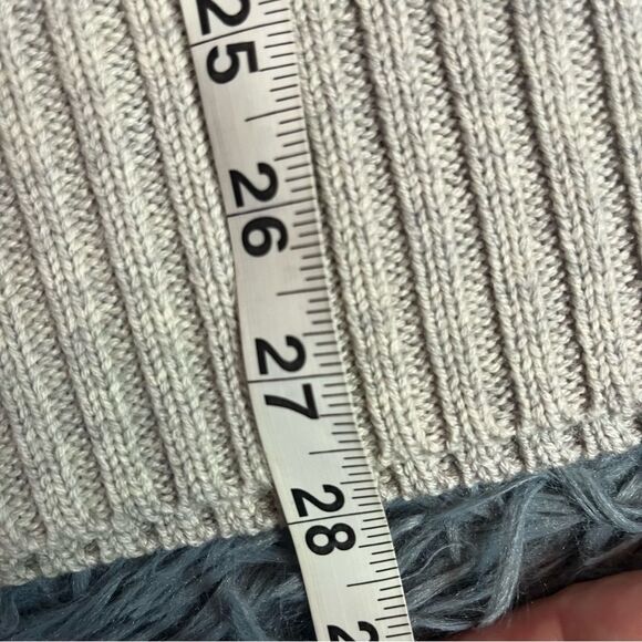 Eddie Bauer Gray Merino Wool V-Neck Sweater Size XXL - Picture 6 of 6